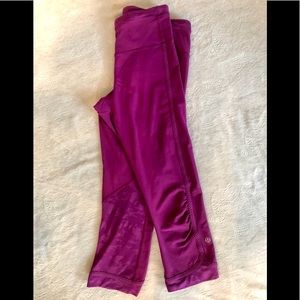 Lululemon Athletica Pink Cropped Leggings